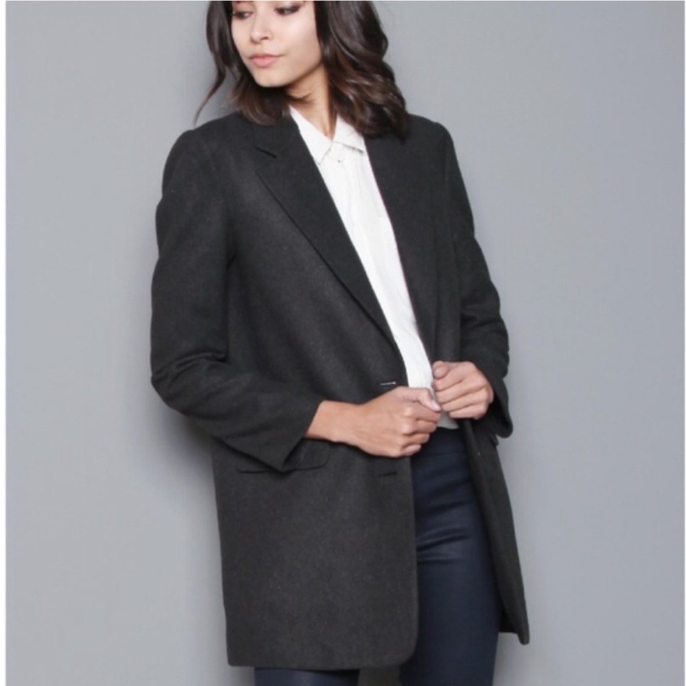 Charcoal boyfriend Blazer